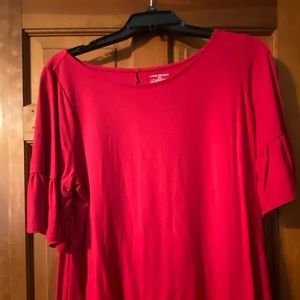 Lane Bryant NWOT Red T shirt